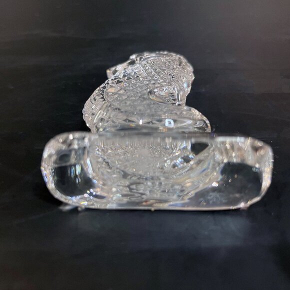 Waterford Crystal Seahorse Figurines Set of 2 -  2.75” tall Stamped - Picture 2 of 11